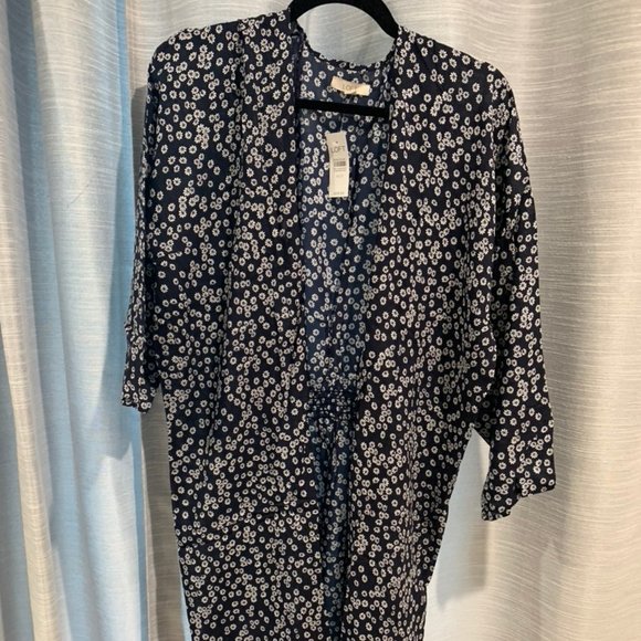 LOFT Floral Duster Kimono - Picture 2 of 3